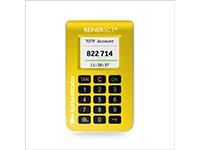 REINERSCT Authenticator gelb Hardware fuer die sichere Zwei-Faktor-Authentisierung 2FA mit TOTP