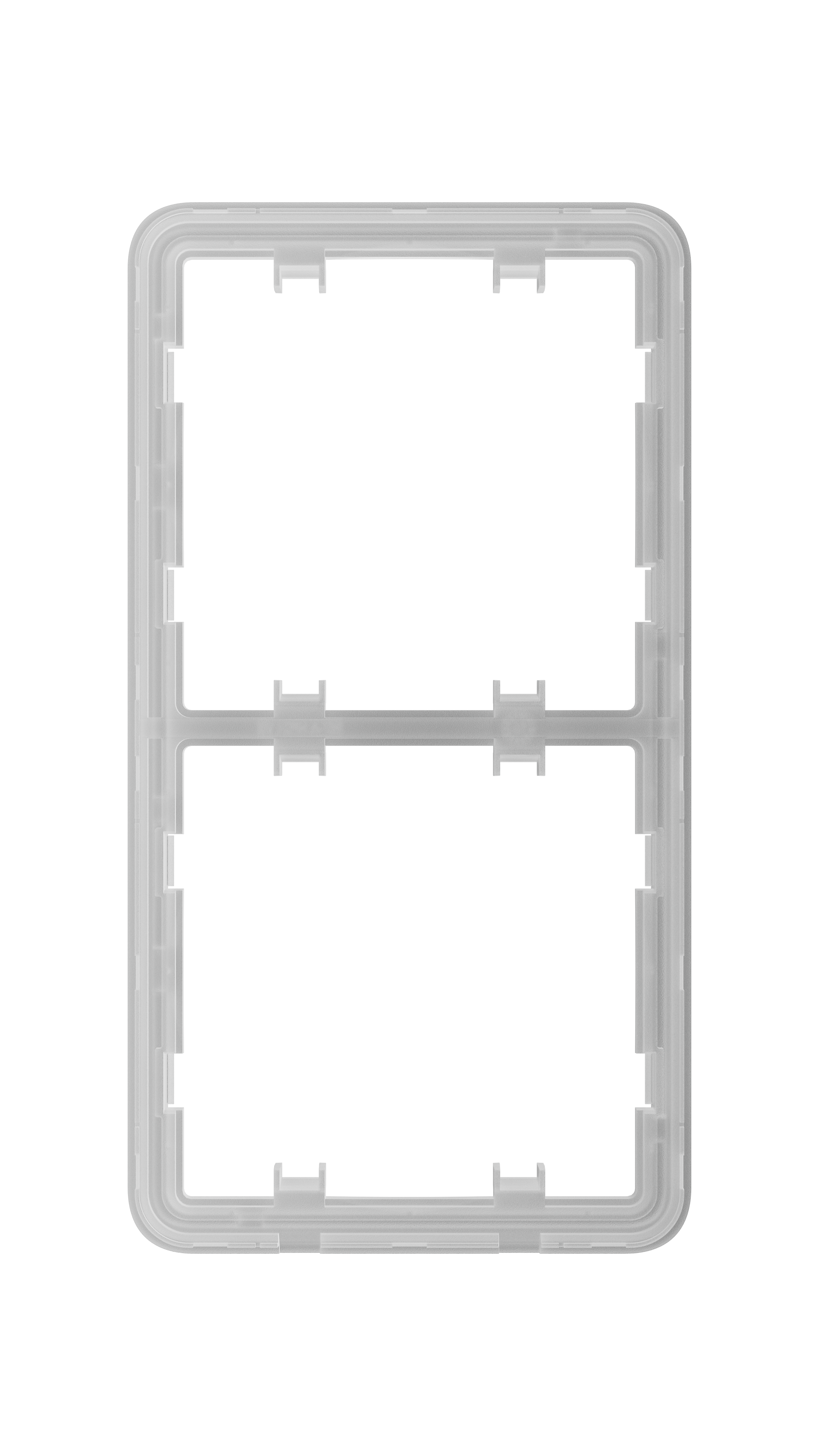 Ajax Homeautomation LightSwitch / Outlet Frame (2 seats) vertical