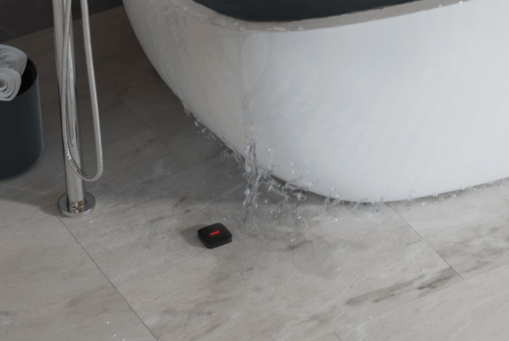Ajax Homeautomation Wassersensor LeaksProtect - schwarz