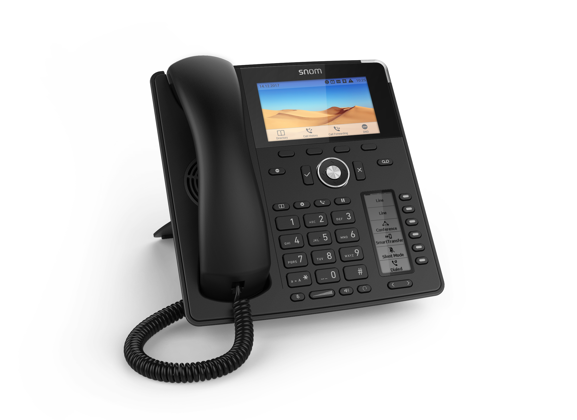 SNOM D785N VOIP Telefon Prof. (SIP), Gigabit, schwarz