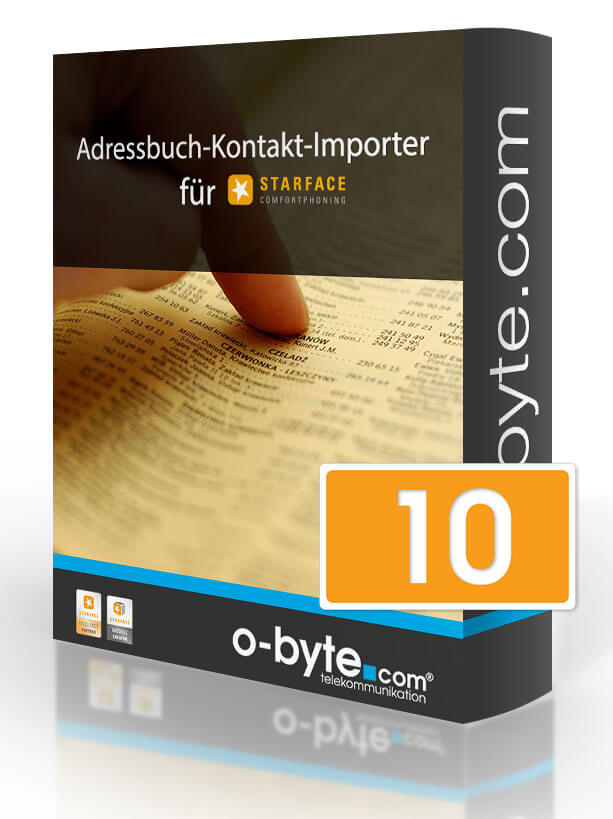 Adressbuch-Kontakt-Importer bis 10 User/o-byte.com