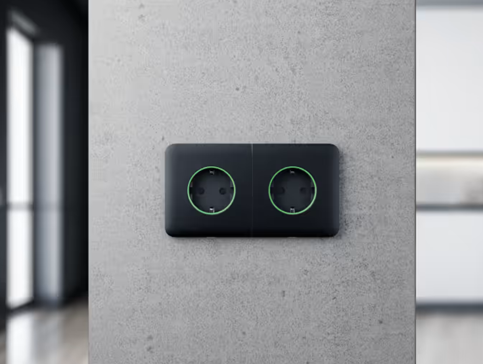 Ajax Homeautomation "OutletCore Smart" Solo Cover/Abdeckung - schwarz