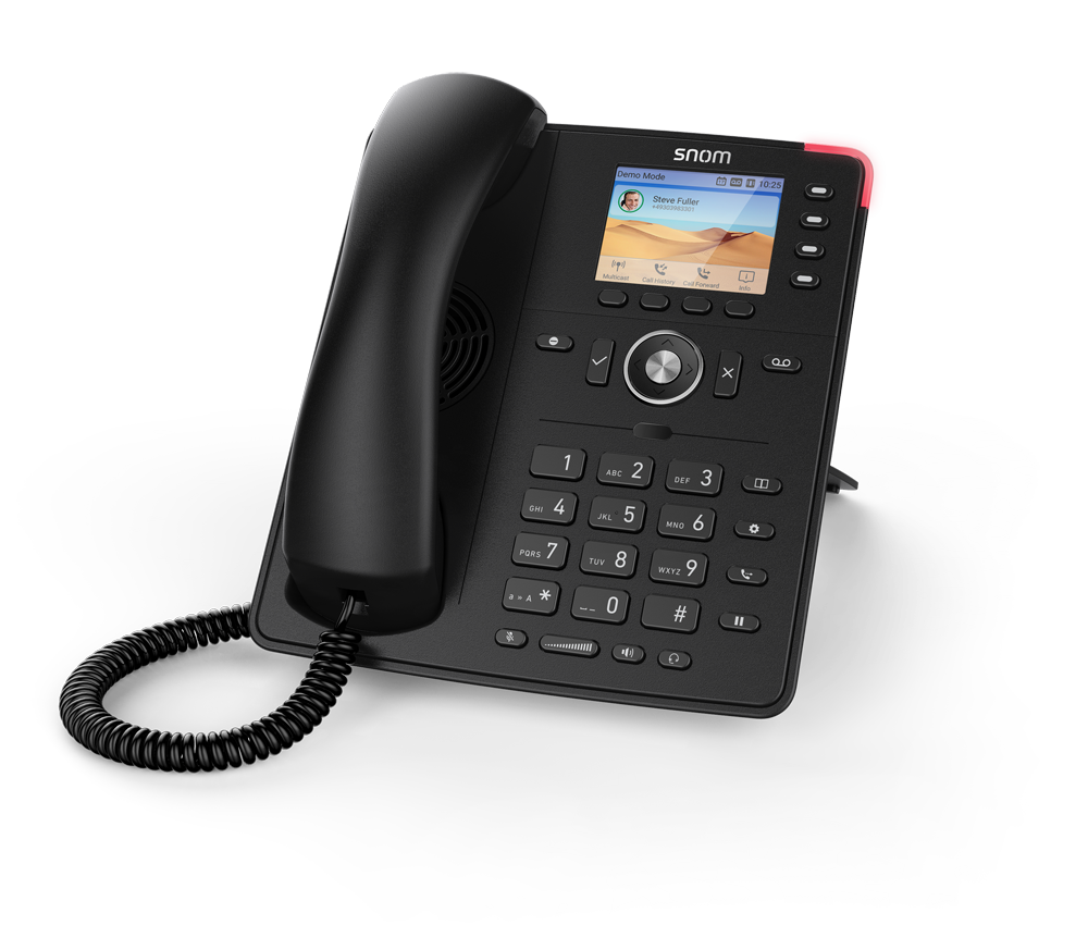 SNOM D713 VOIP Telefon (SIP), Gigabit, Schwarz