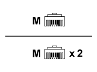 UNIFY OpenScape Business X3R/X5R RJ45-Y-Kabel (1x RJ45 auf 2x RJ45)