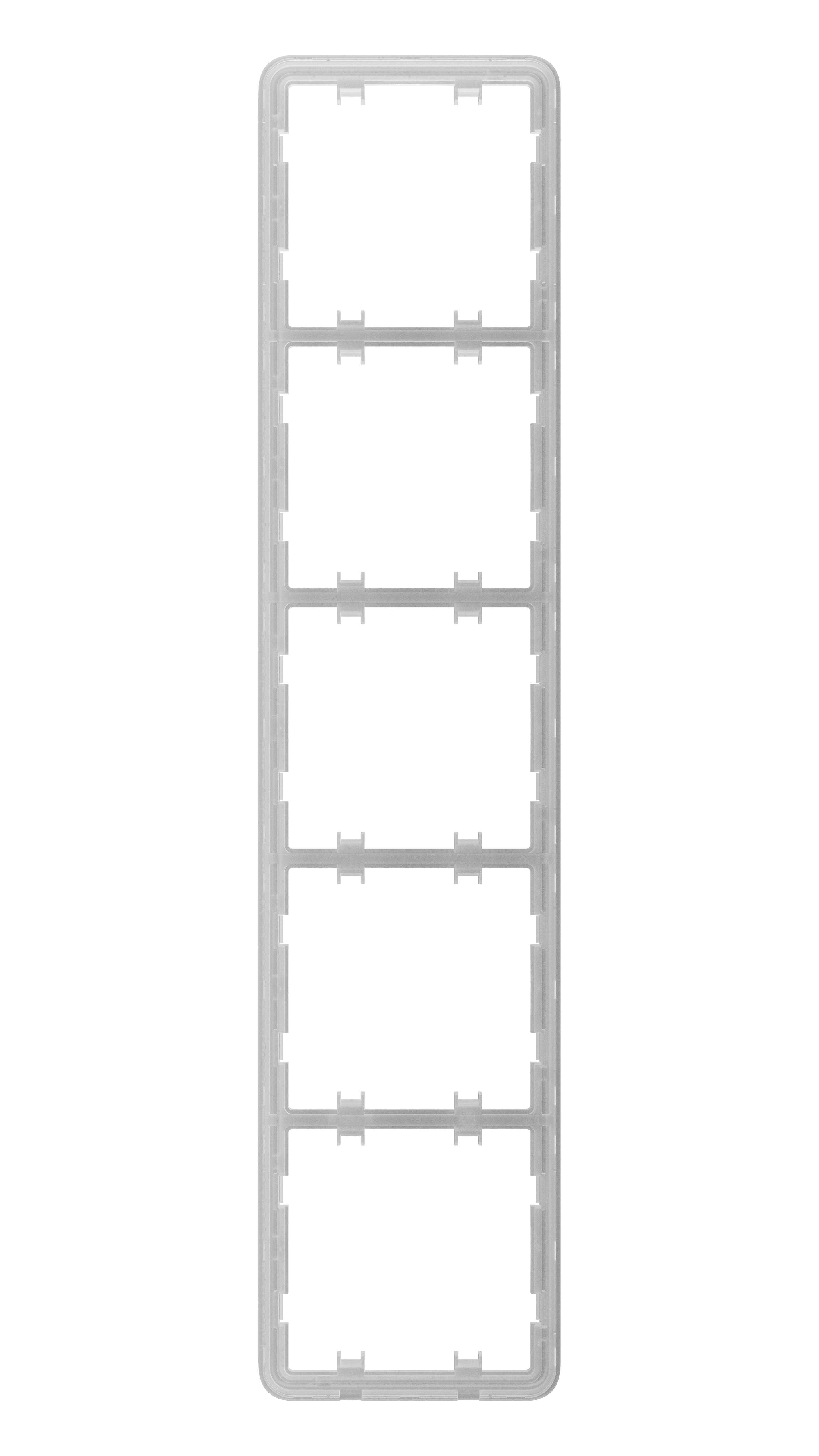 Ajax Homeautomation LightSwitch / Outlet Frame (5 seats) vertical