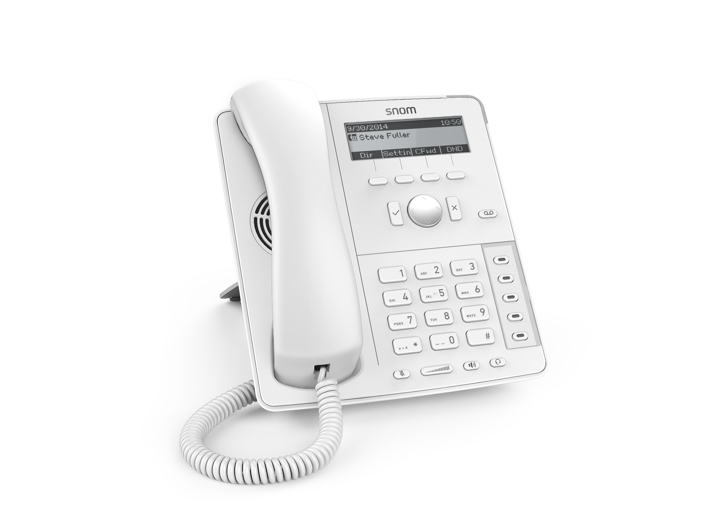 SNOM D715 VOIP Telefon (SIP), Gigabit, Weiss