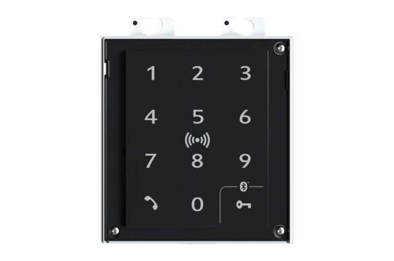 2N IP Verso Touch keypad & Bluetooth & RFID reader 125kHz, secured 13.56MHz, NFC, PICard compatible   