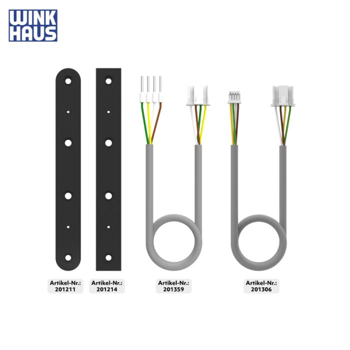 ekey dLine Türblatt-Set Winkhaus blueMatic