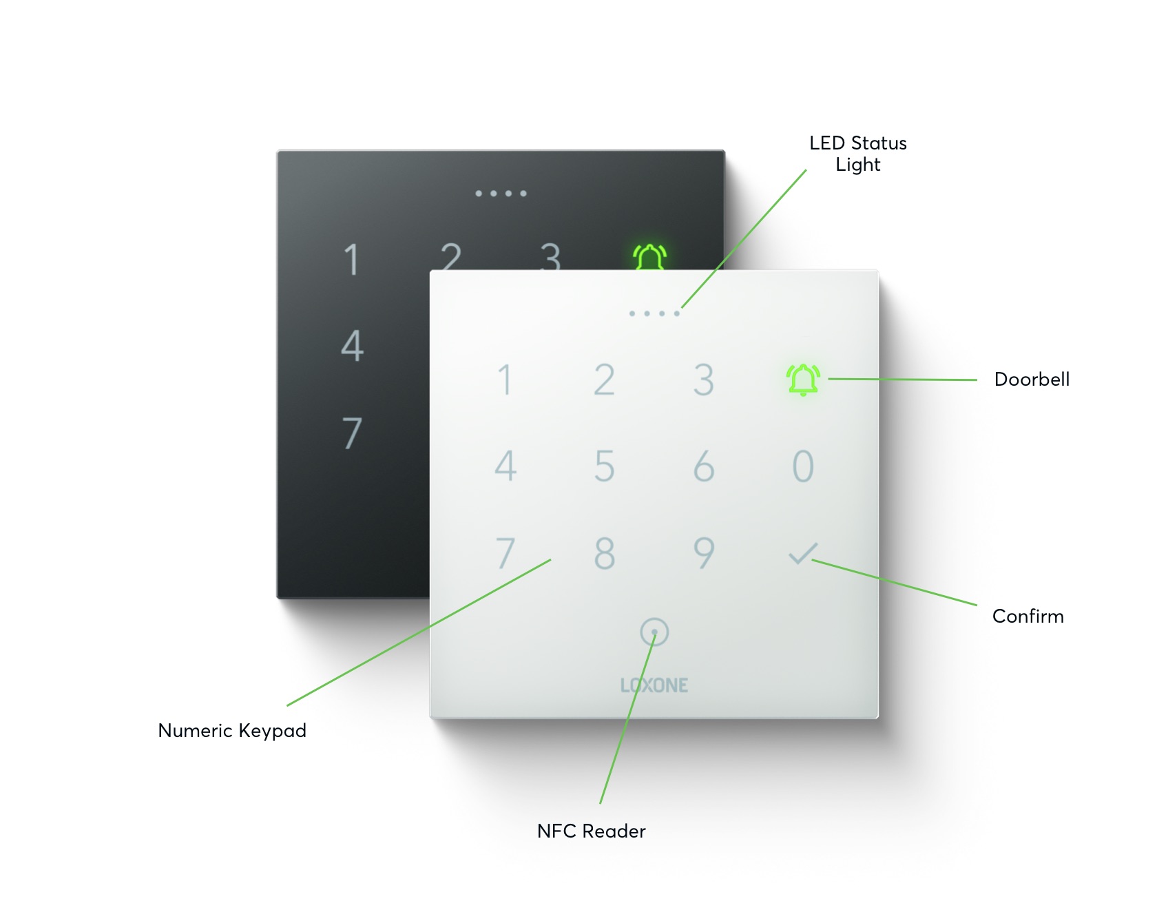 Loxone NFC Code Touch Air Weiss