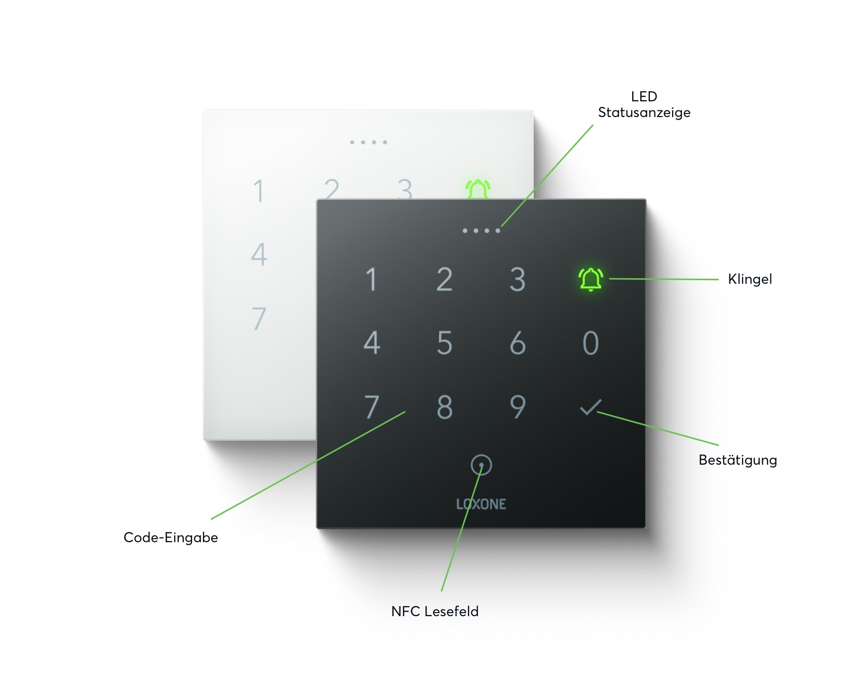Loxone NFC Code Touch Tree Anthrazit