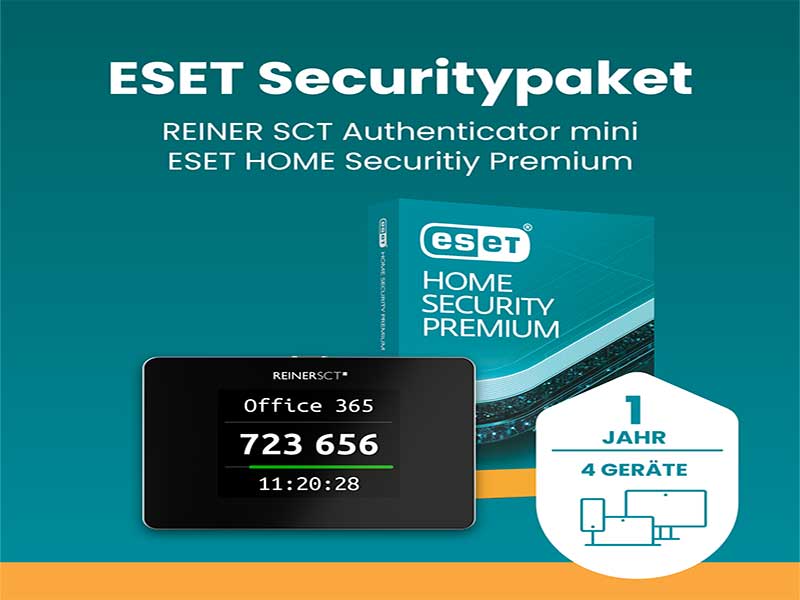 REINER SCT Authenticator mini + ESET Home Security Premium