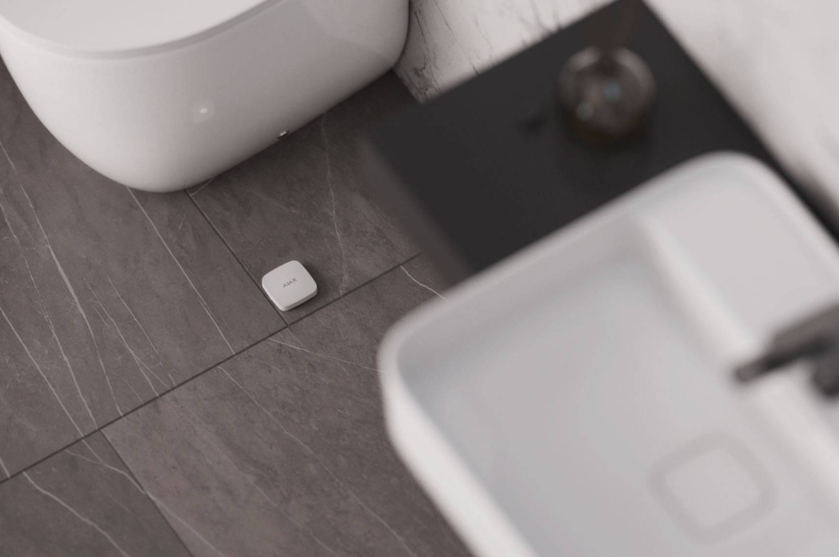 Ajax Homeautomation Wassersensor LeaksProtect - schwarz